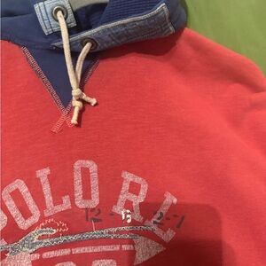 Polo by Ralph Lauren Red and Blue Men's Shirt